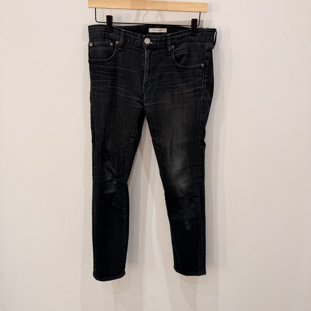 Moussy  Vintage Black Wash Skinny Jeans